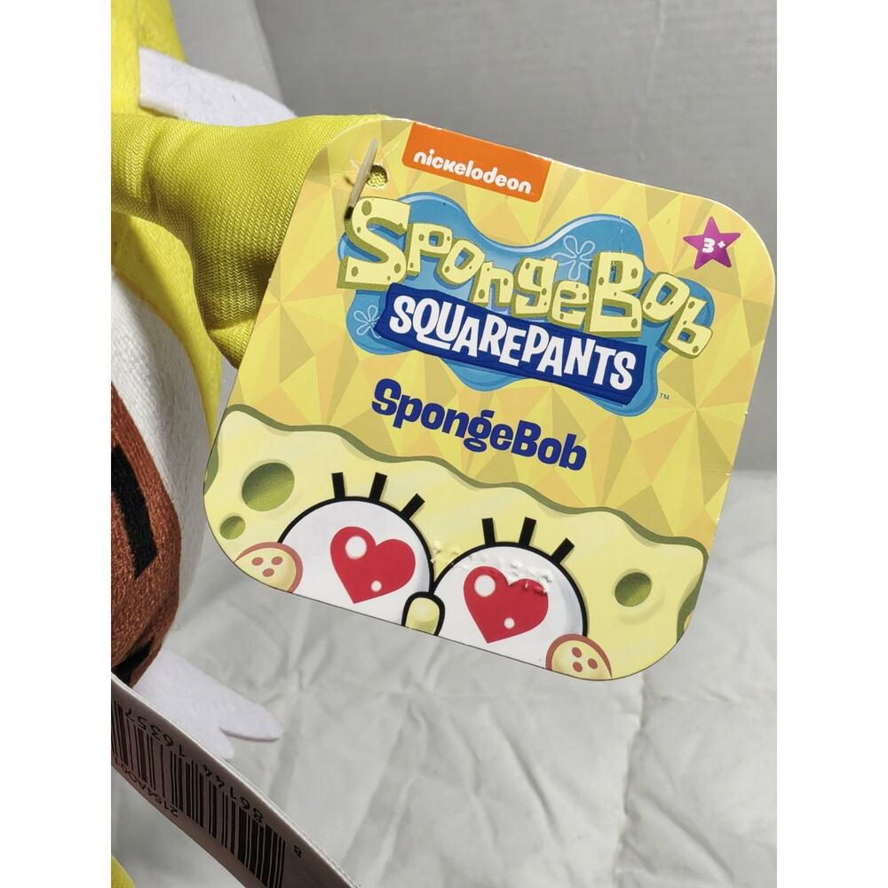 Nickelodeon SpongeBob SquarePants CUPID Angel Valentines 10” Plush Retired - Picture 4 of 10